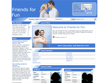 Tablet Screenshot of friendsforfun.com